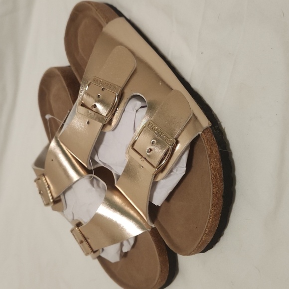New! Seranoma slide sandals with cork bed. Perfect for beach home travel pool - Picture 2 of 5